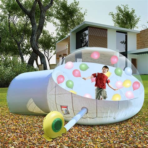 Casa Inflable De Burbujas Impermeable Lujosa Transparente Para