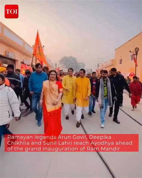 The Ramayana legends arrive in Ayodhya ahead of Ram Mandir inauguration ...