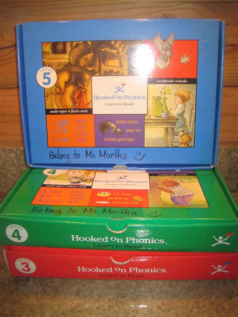 Hooked On Phonics~ Learn To Read Level~ 3 4 5~ With Cassettes~books Nos Ebay