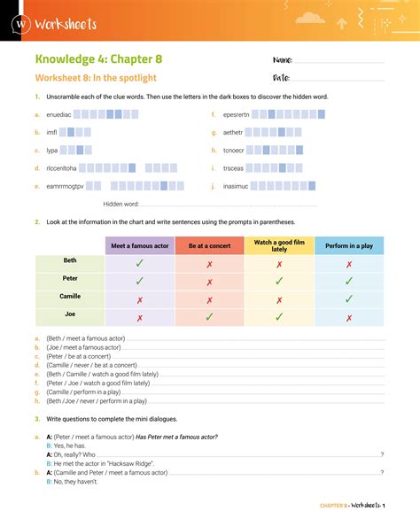 Worksheet 8 - Knowledge 4 by Editorial ACES - Issuu