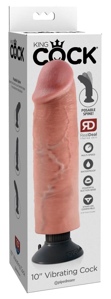 King Cock Realistic Vibrator Versatile Intimate Toy Cm