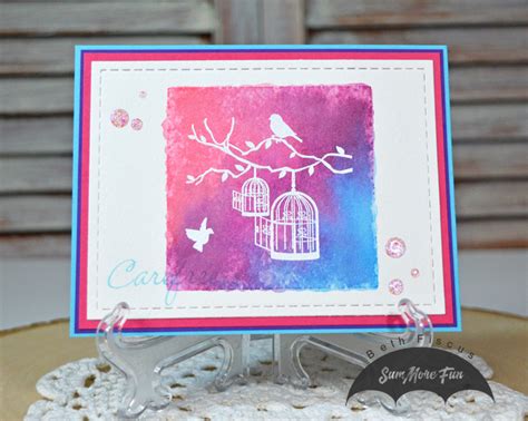 Beths Beauties Carefree Birds Card