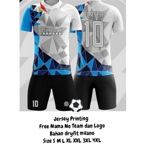 Jual Kaos Setelan Futsal Jersey Sepak Bola Voli Keren Full Printing