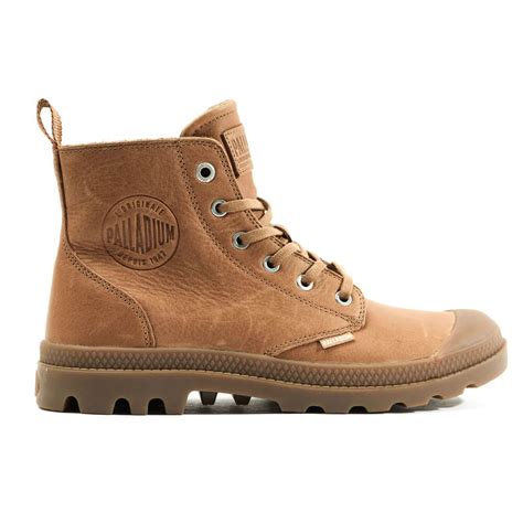 Palladium Pampa Hi Zip LTH ESS Men S Dear Brown