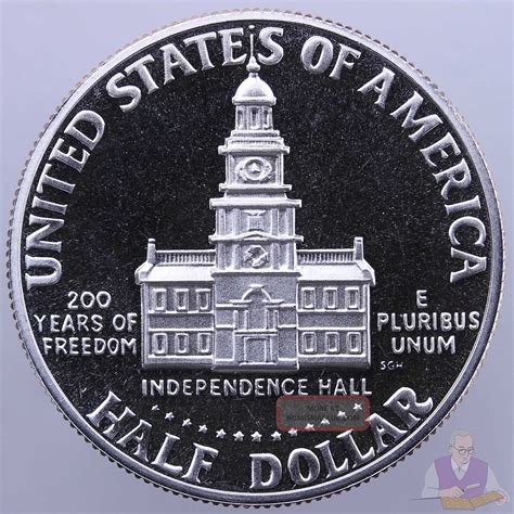 1976 S Kennedy Half Bicentennial Dollar Gem Deep Cameo Cn - Clad Proof Coin