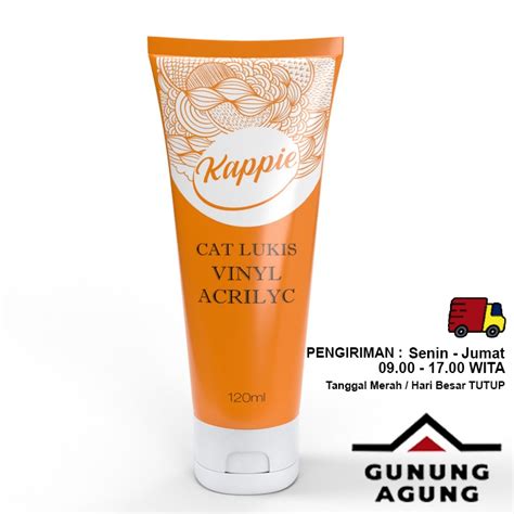 jual cat lukis akrilik acrylic kappie  ml regular shopee indonesia