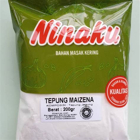 Jual NINAKU Tepung Maizena Premium 200 Gram HALAL Tepung Jagung