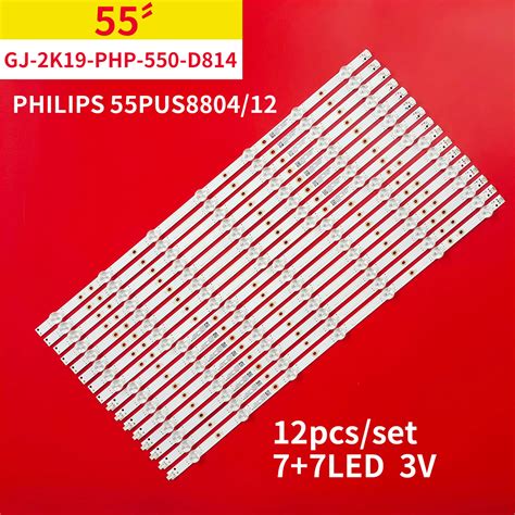 Original Pcs Set Led Backlight Strip Lamps For Philips Tv