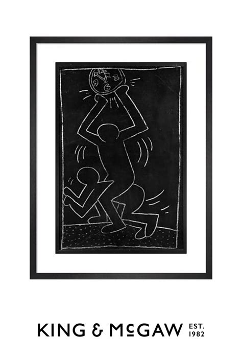 Untitled Subway Drawing 12 By Keith Haring Art Print From King