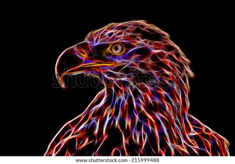 Fractal Illustration Bald Eagle Stock Illustration 215999488 Shutterstock