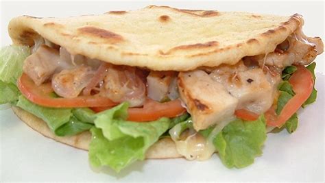 Pita With Chicken Sandwich Recipe Chicken Recipes In English