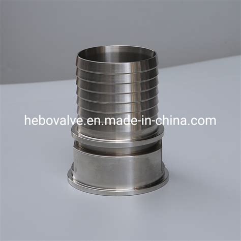 Stainless Steel Ss304 Sanitary Hose Barb Tri Clamp Hydraulic Sanitary