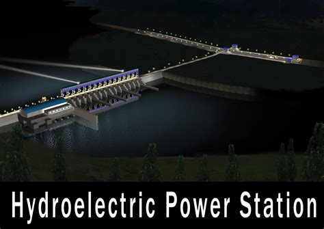 3D Hydroelectric power station 3 | CGTrader