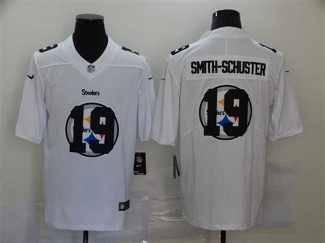 Men S Pittsburgh Steelers Juju Smith Schuster White Shadow