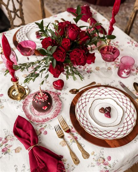 Valentines Day Tablescape Memorandum Lifestyle Blog