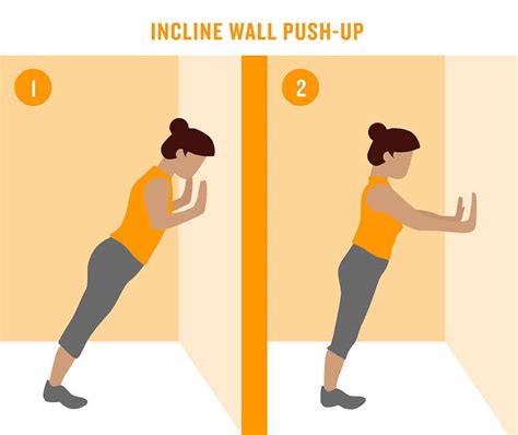 Incline Wall Push-Up - Health Perch