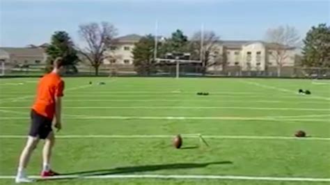 Chiefs Kicker Harrison Butker Drills 77 Yard Field Goal During Lonely