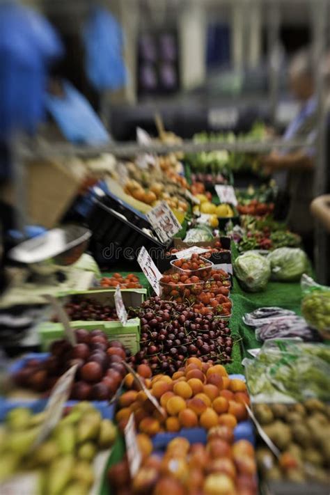 Produce on a Farmers Market Stock Image - Image of peaches, fruit: 26849531