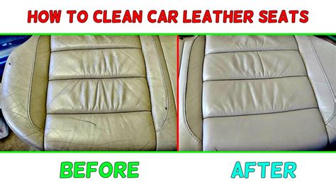 HOW TO CLEAN CAR LEATHER SEATS YouTube