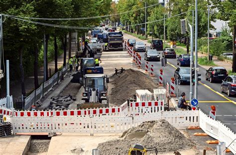 Baustellen In Ludwigsburg Schwieberdinger Stra E Wird Saniert Aber