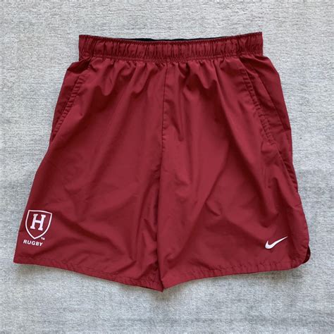 Nike Harvard Rugby Shorts These dry fit shorts will... - Depop