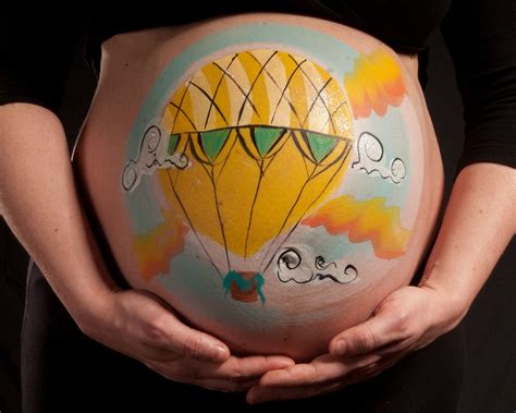 In pictures: Baby bump art - Daily Record