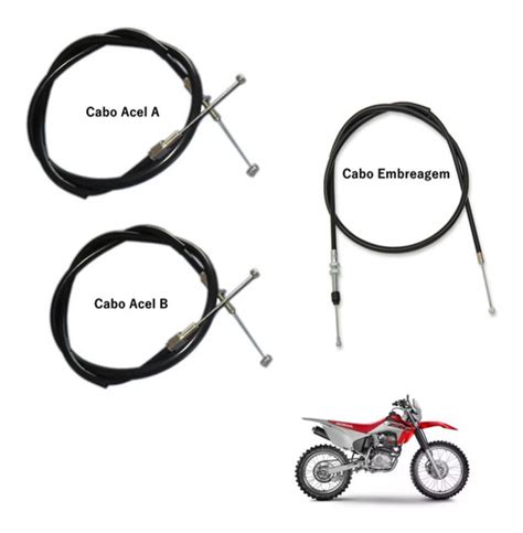 Kit Cabo Acelerador Embreagem Crf Parcelamento Sem Juros