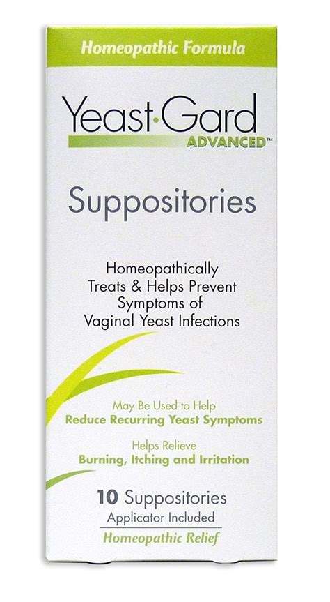 YeastGard Advanced Vaginal Yeast Infection Feminine Suppositories, 10-Count - Walmart.com ...