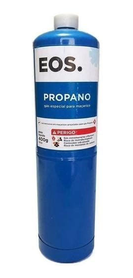 Cilindro de Gás Propano Azul 400g EOS Gás para Maçarico Magazine Luiza