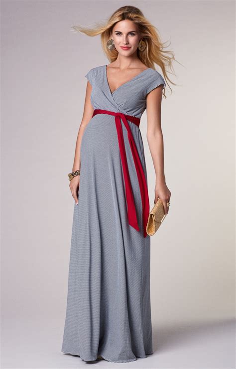 Alana Maternity Maxi Dress Cruise Stripe Maternity Wedding Dresses