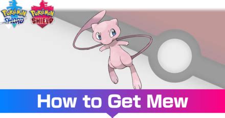 How To Get Mew Pokemon Sword And ShieldGame8