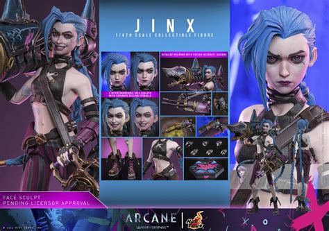 Jinx Arcane Hot Toys TMS Scale Figure