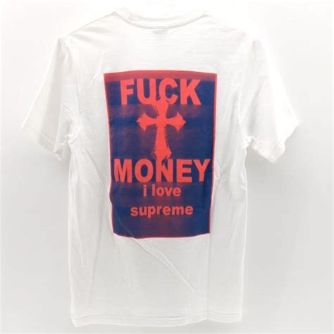 Supremeシュプリーム 半袖Tシャツ ホワイト SIZE S FW Fuck Money Tee Supreme