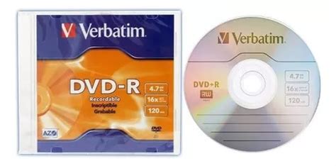 Disco Virgem Dvd R Verbatim De X Por Unidades Mercadolivre