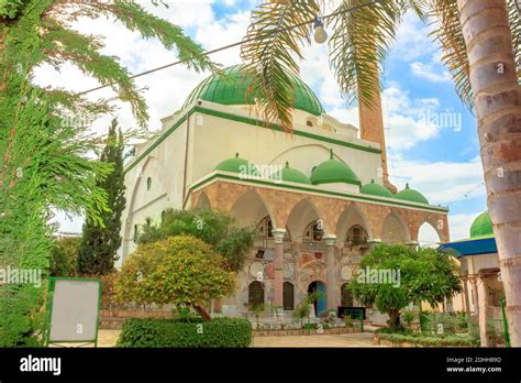 Al Jazzar Mosque Of Israel In The Old City Of Acre Or Akko Town