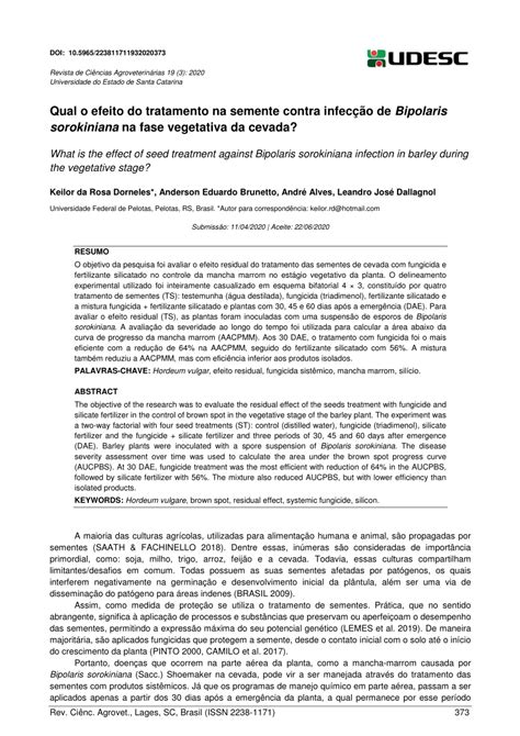 (PDF) What is the effect of seed treatment against Bipolaris sorokiniana infection in barley ...