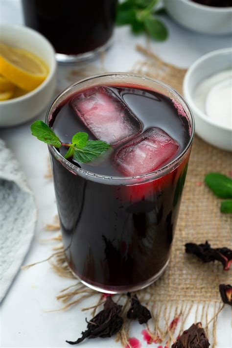 Hibiscus Tea Recipe Agua De Jamaica Yellow Chili S