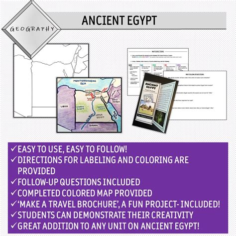 Egypt Map Activity Ancient Egypt Color And Label Classful