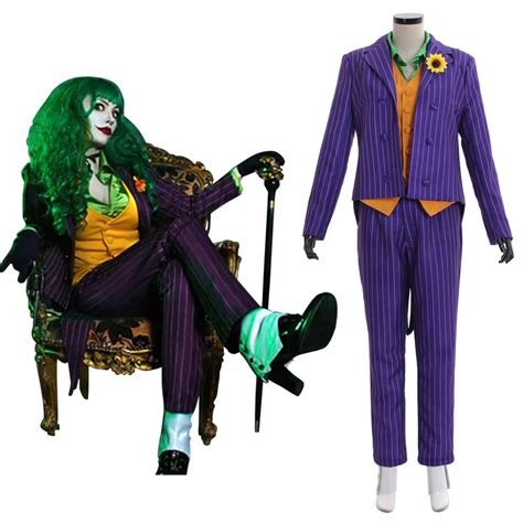 Joker Costume Suit Uniform Female Version Halloween Carnival Cosplay Costume For Women In Movie