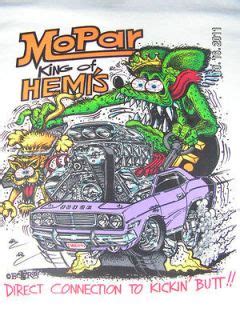 Rat Fink In A Pontiac GTO By Ed Roth 2X Shirt Car