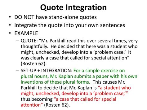 Quote Integration Worksheet