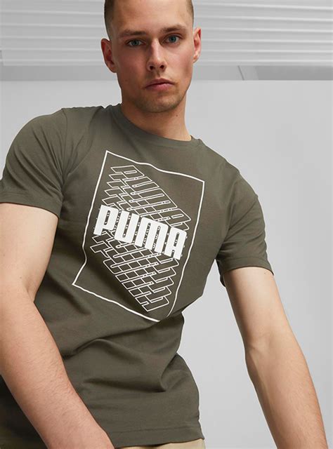 Ripley POLERA ALGODÓN HOMBRE PUMA WORDING GRAPHIC TEE 671744 70