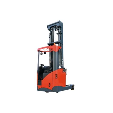 China Sit Down Electric Reach Stacker Forklift Manufacturers Factory