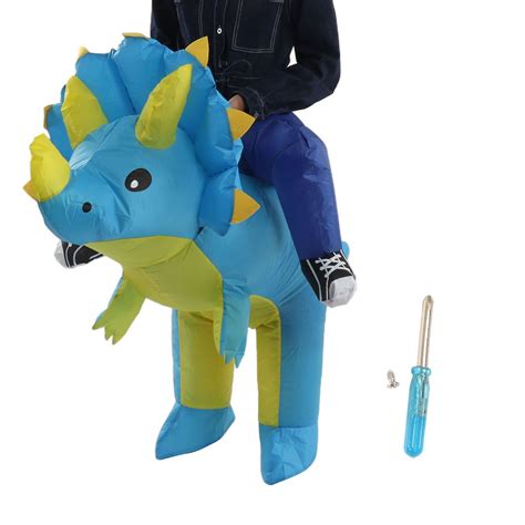 Inflatable Dinosaur Costume Halloween Cosplay Costume Party Riding