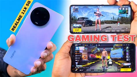 Realme 11X 5G Gaming Test Free Fire Bgmi Test Realme 11x 5g Bgmi