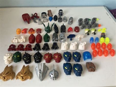 Lego Bionicle Hero Factory Spares Job Lot Masks And Heads Ebay