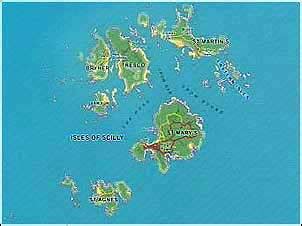 Isles Of Scilly Map