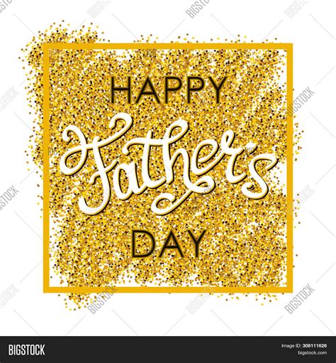 Fathers Day Gold Image And Photo Free Trial Bigstock