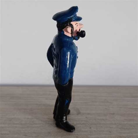 Figurine Tintin Le Lac Au Requin Esso Belvision Cap Haddock Avec