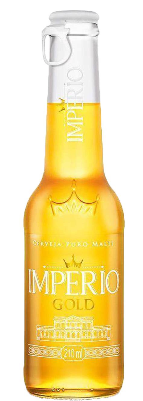 Cerveja Império Gold Long Neck 210ml Puro Malte Leve